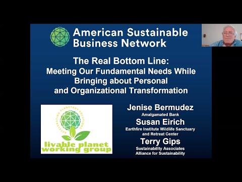 The Real Bottom Line: Meeting Our Fundamental Needs While Bringing about Personal and Organizational Transformation
