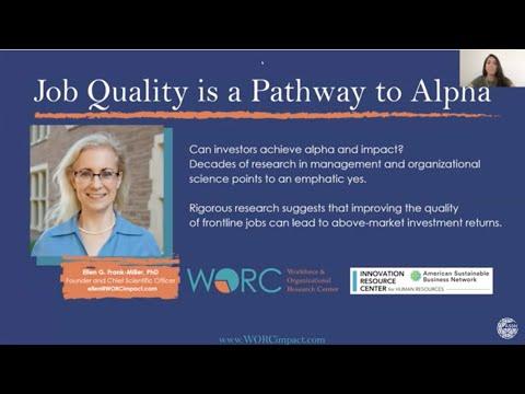 Job Quality is a Pathway to Alpha